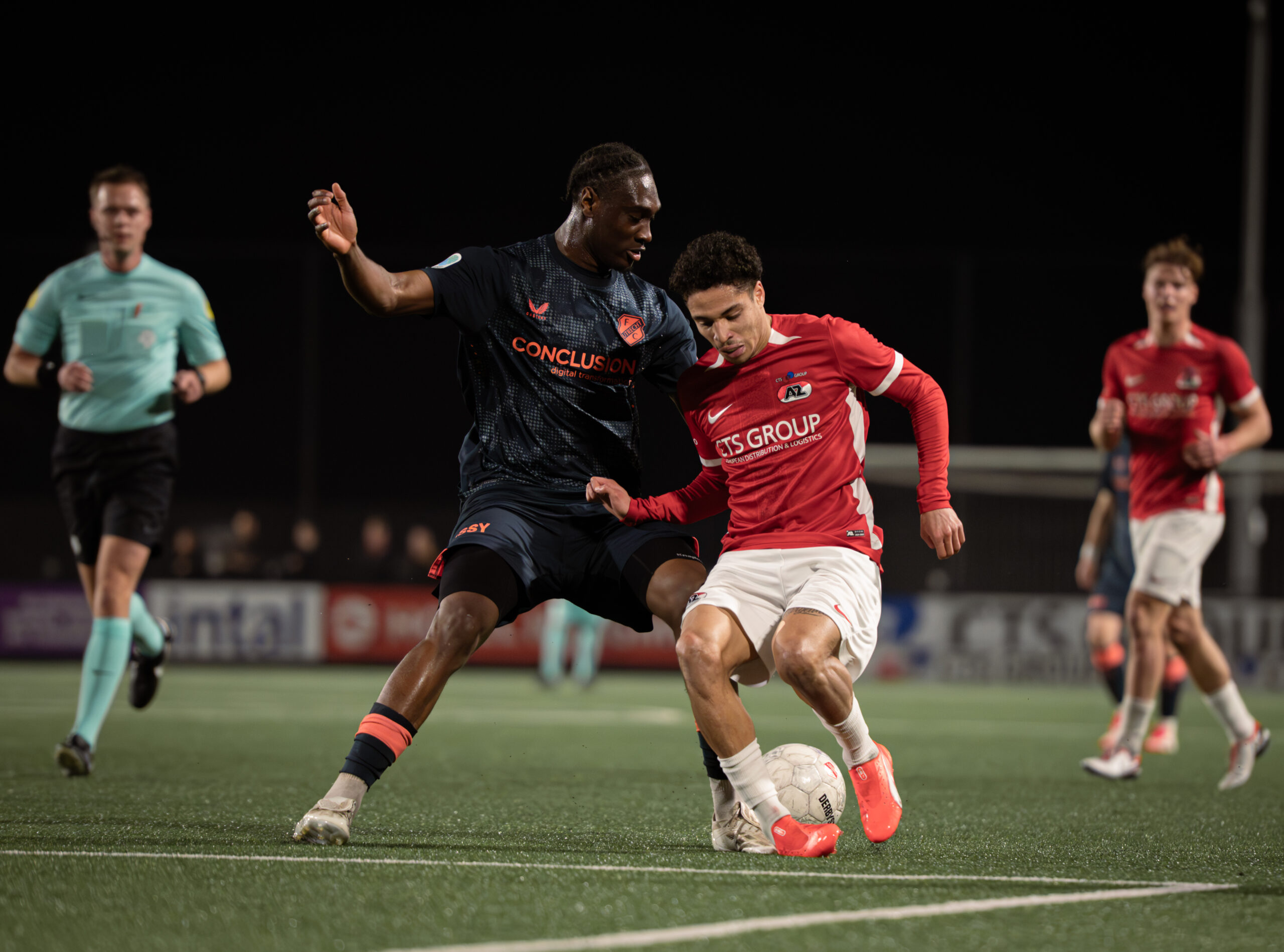 Ro-Zangelo Daal during Jong AZ vs Jong Utrecht