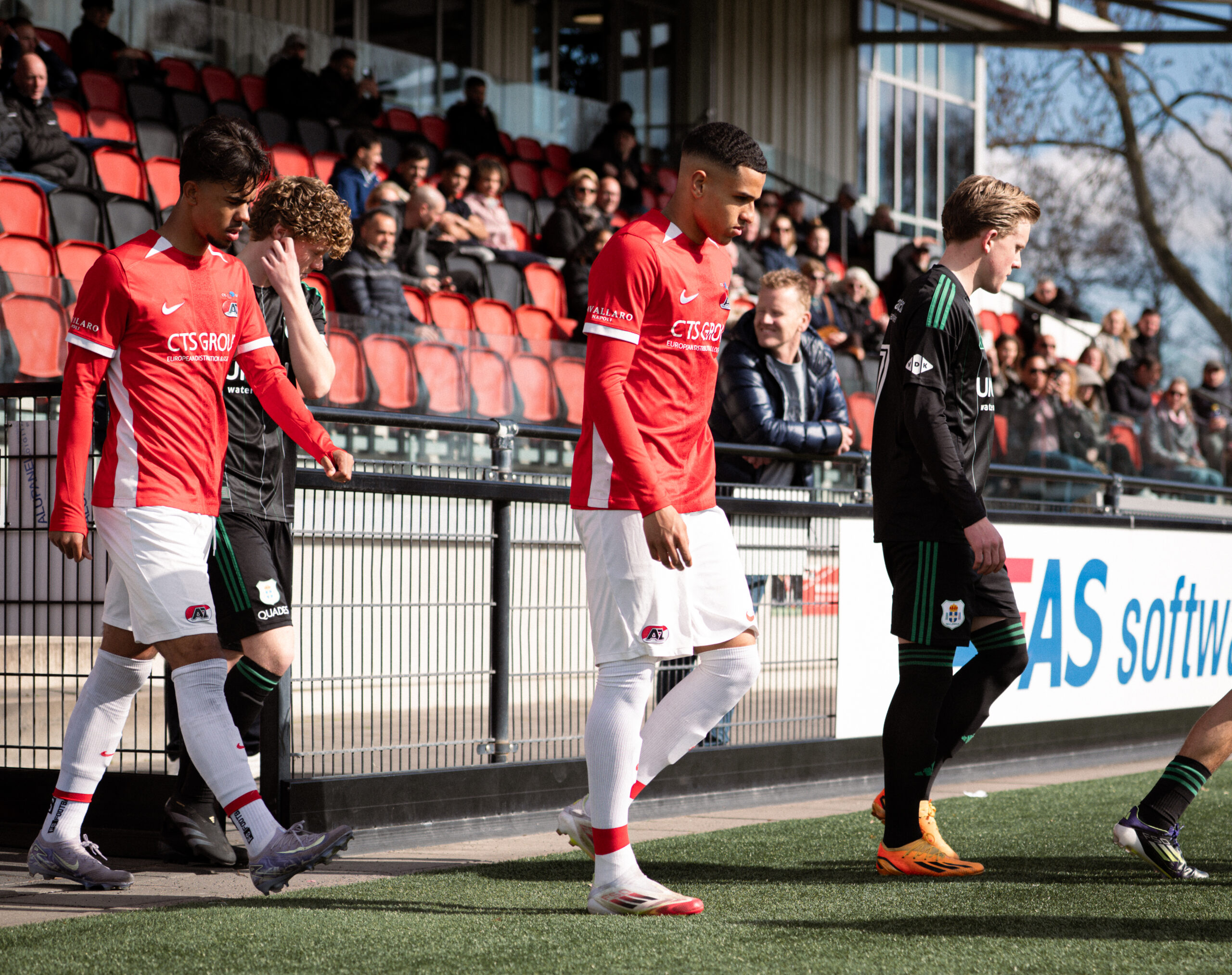 Wassim Bouziane during AZ U19 vs PEC Zwolle U19