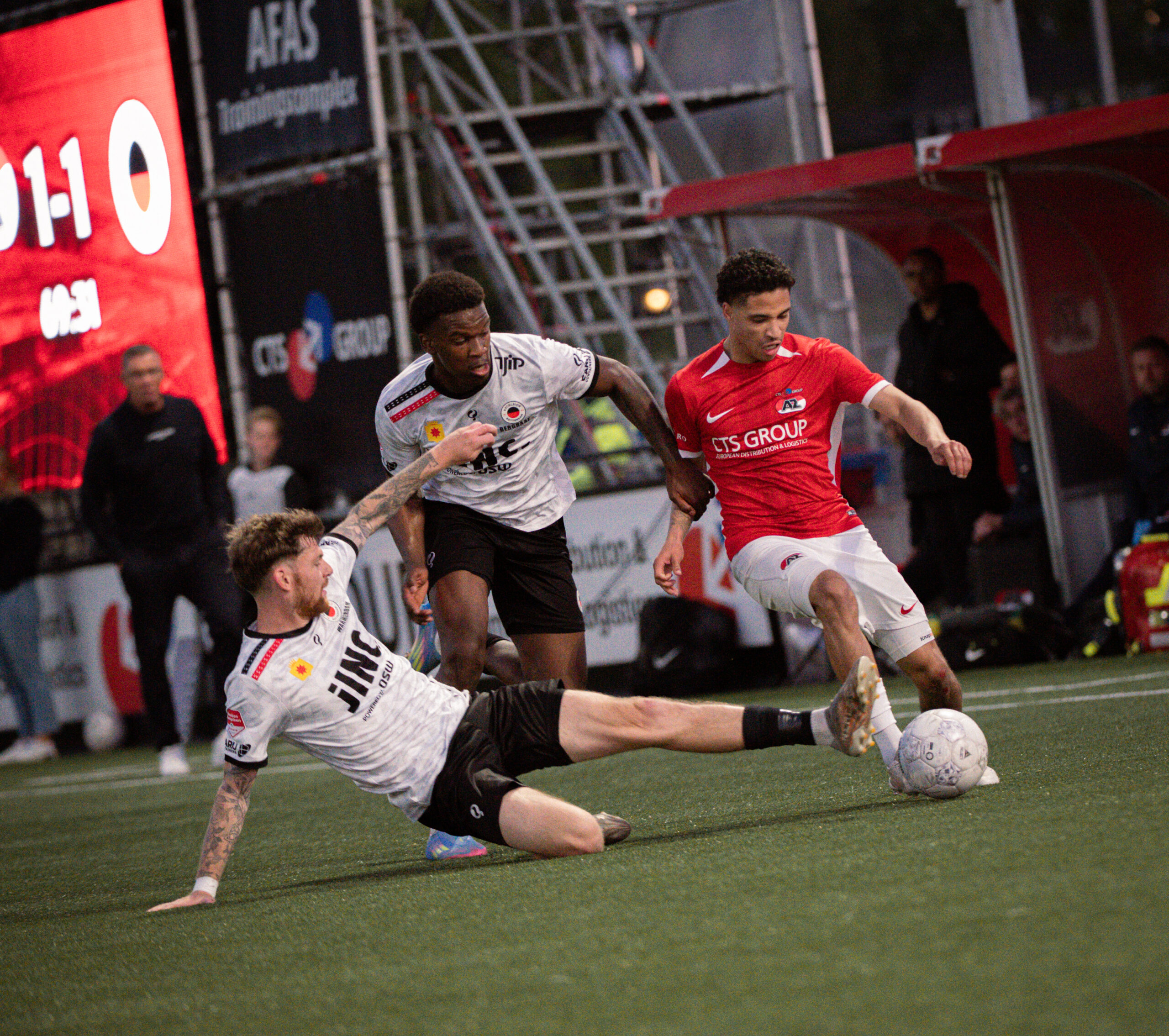 Ro-Zangelo Daal during Jong AZ vs Excelsior