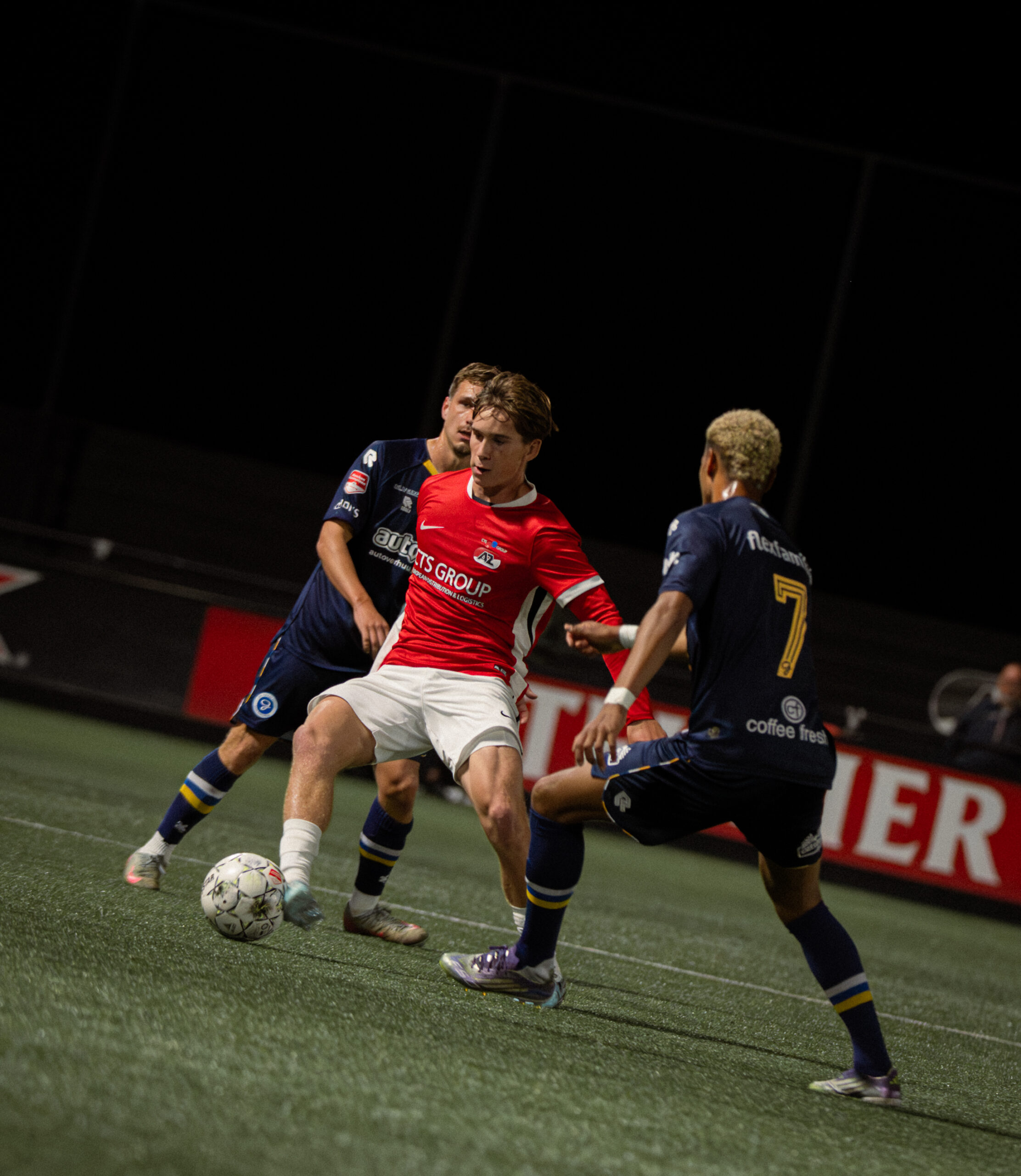 Mathijs Menu during Jong AZ vs Vitesse