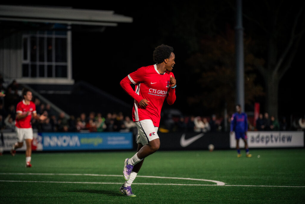 Kevin Toppenberg scored a goal during Jong AZ vs Willem II