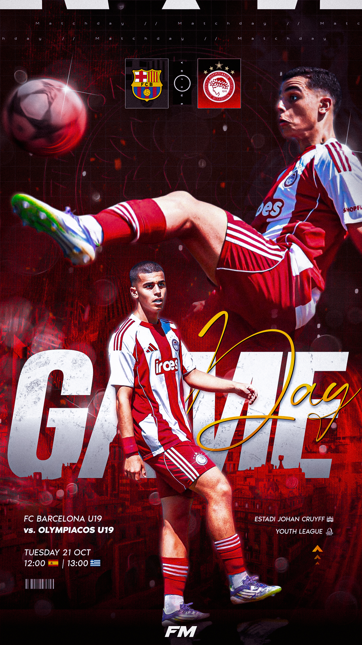 Matchday Poster of Ethan Cortes